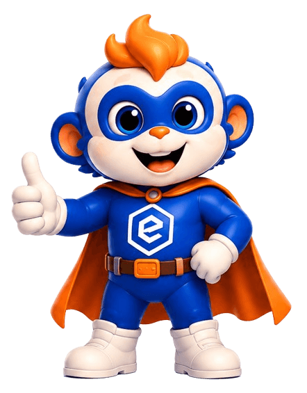 Vaynhanh mascot minh họa tầm nhìn phát triển nền tảng